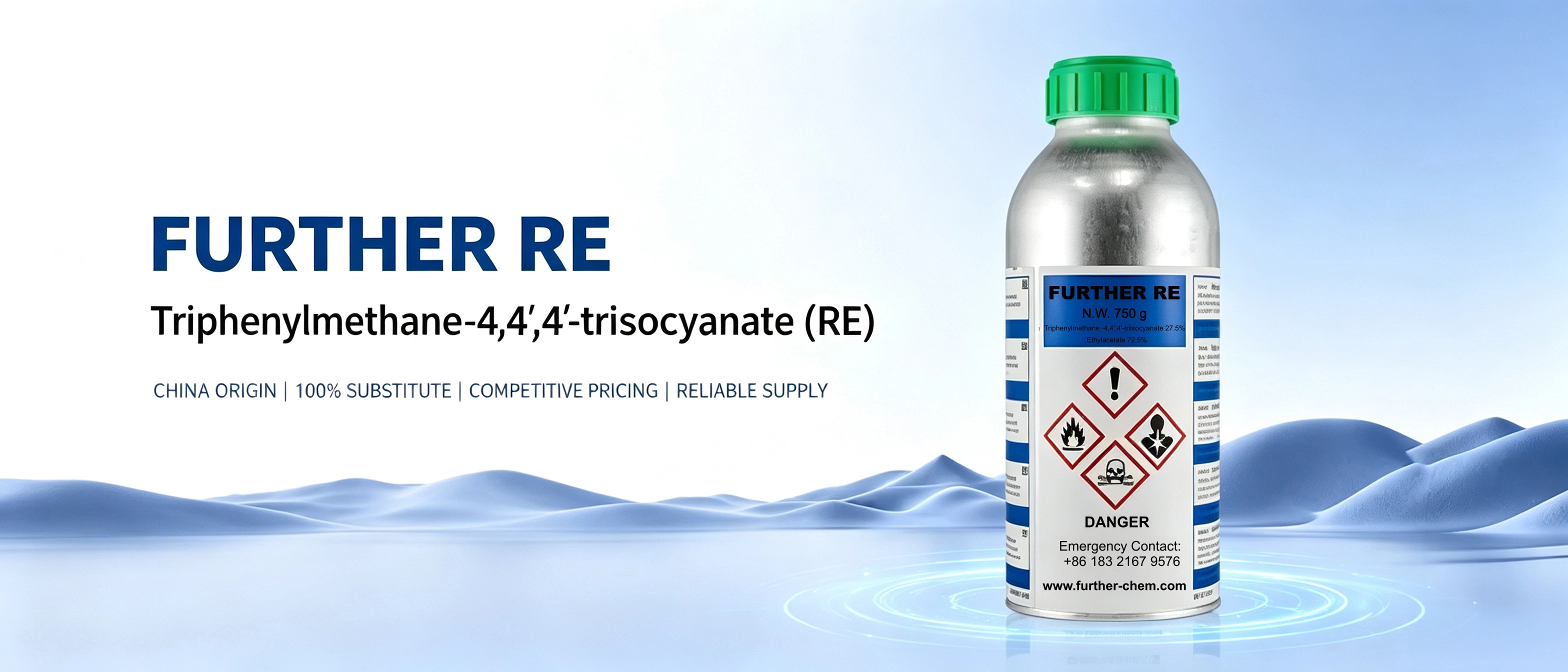 PLUS RE Triphénylméthane-4,4,4'-trisocyanate (RE) PLUS RE Triphénylméthane-4,4,4'-trisocyanate (RE)